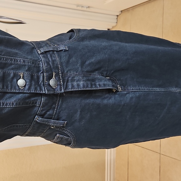 Universal Thread Black Denim Halter Dress Size 6 NWT - Picture 6 of 14